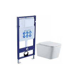 Сет унитаз + инсталляция Aquatek SET AQUATEK ЛИБРА N cm